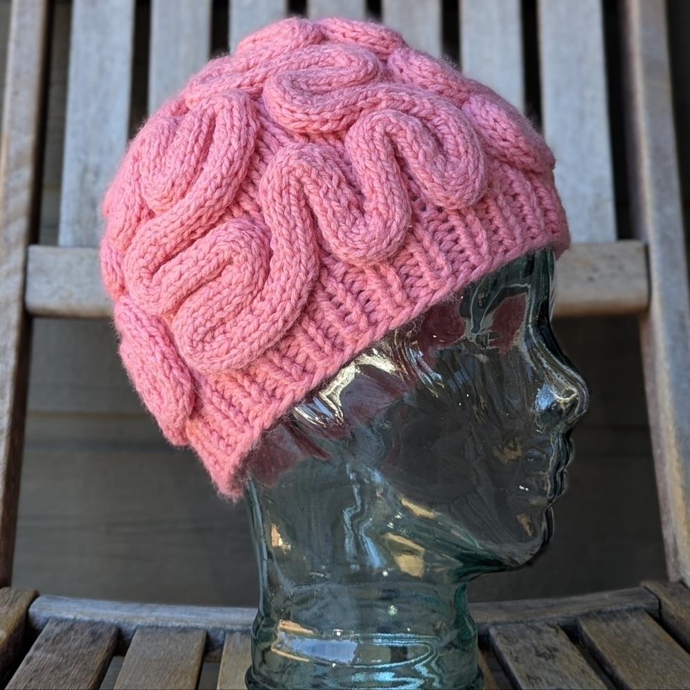 Super Thick 3D Knit Human Brain Beanie Hat Toque Unisex